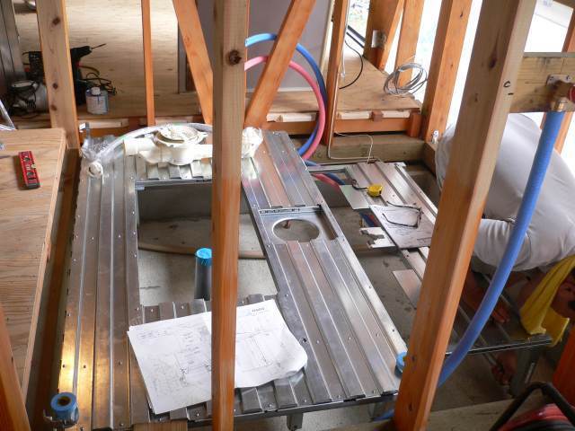 栃木小山 オール電化浴室ユニットバス土台